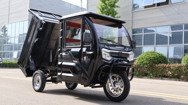 TRICICLU ELECTRIC GRÜN CABIN KH06 2000W - Negru